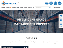Tablet Screenshot of maxrac.com